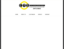 Tablet Screenshot of cts-gmbh.com